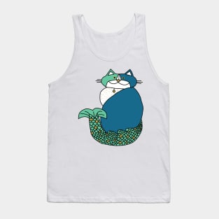 Kevin MerCat the Cat Mermaid Tank Top